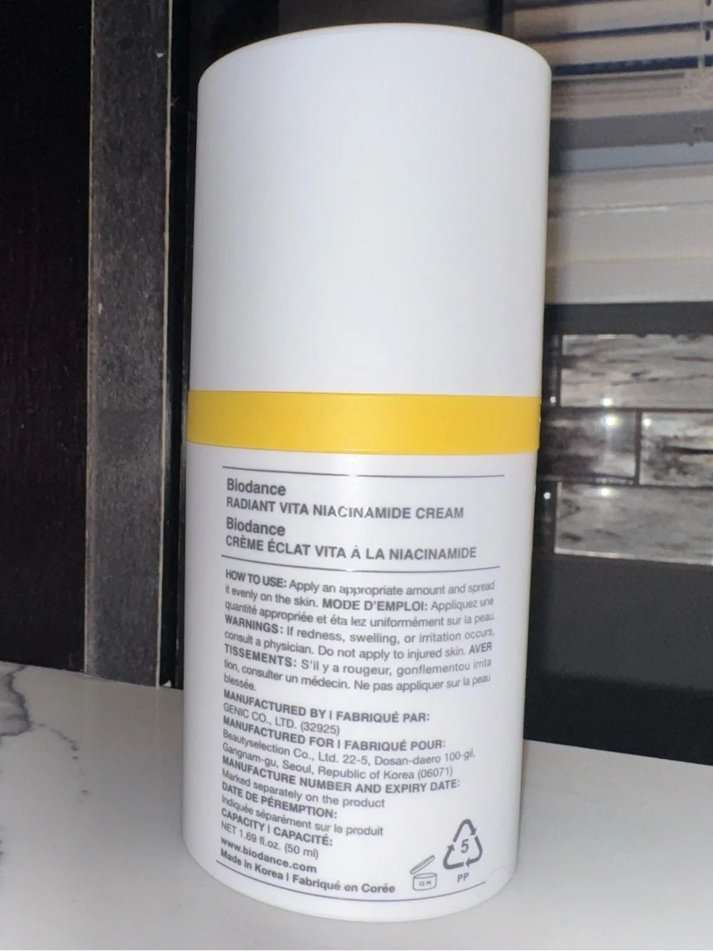 Biodance Radiant Vita Niacinamide Cream — 50 mL